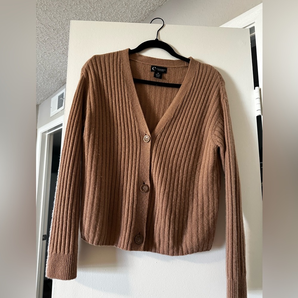 100% cashmere Bloomingdales cardigan